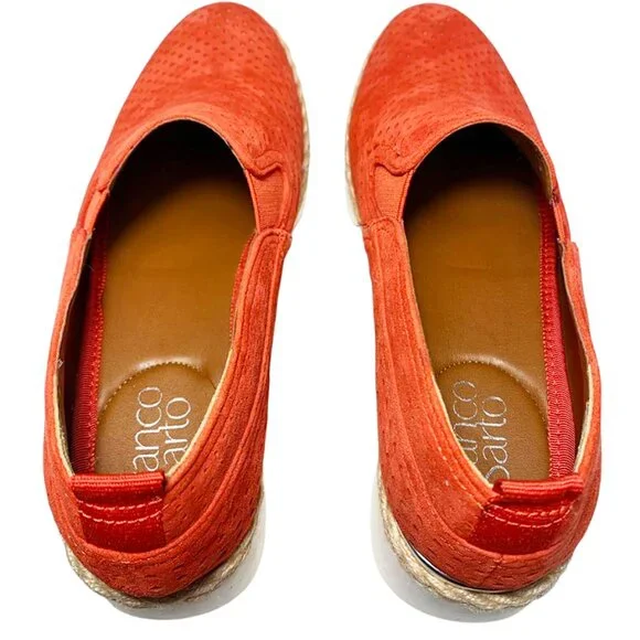 FRANCO SARTO Serla 2 Perforated Suede Platform Espadrille Loafers - Picture 5 of 10